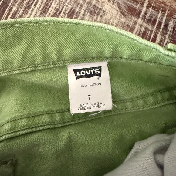 Vintage Levis 512 Green Jeans - Picture 2 of 5